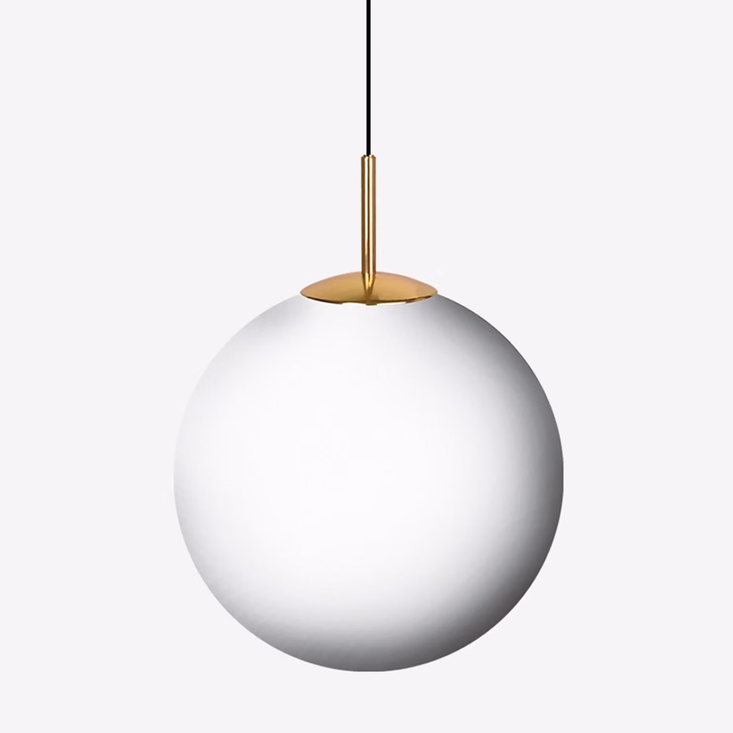 Lampada a sospensione LUCIS POLARIS ZKS 18,3 W LED 3000 K vetro opale nero ZKS.L3.400.61
