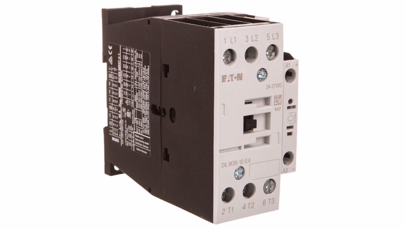 Contattore di potenza 38A 3P 24V DC 1NO 0R DILM38-10-EA(RDC24) 190006