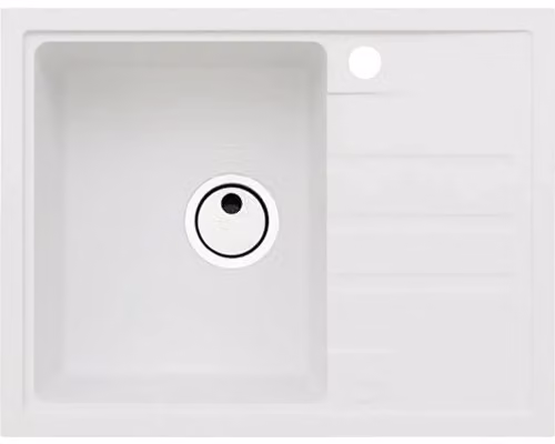 Lavello in granito ALVEUS Intermezzo 30 Artico 11 620x480 mm 1117037