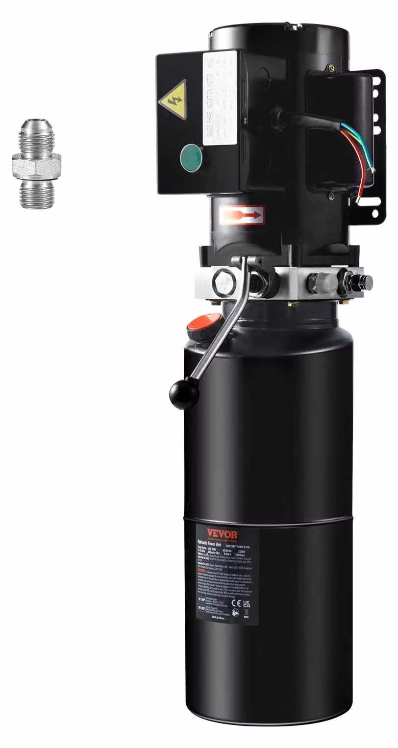 Pompa idraulica - Pompa per sistemi idraulici - Pompa per rimorchi basculanti - Pompa a semplice effetto - Pompa a 220V - Motore da 2,2 kW