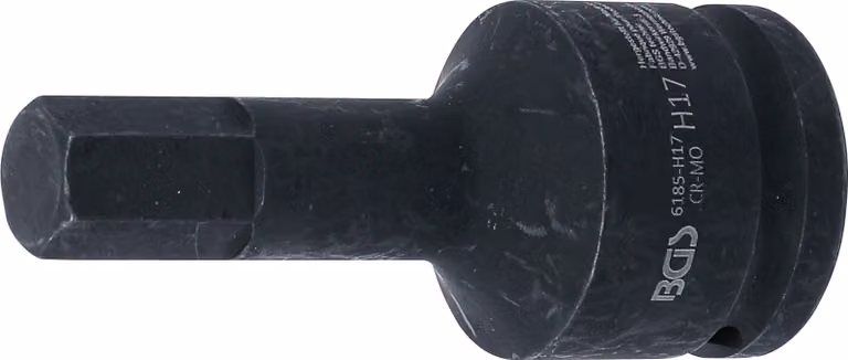 Inserto Kraft-Bit | Lunghezza 100 mm | Attacco a quadrato interno 20 mm (3/4") | Esagono interno 17 mm