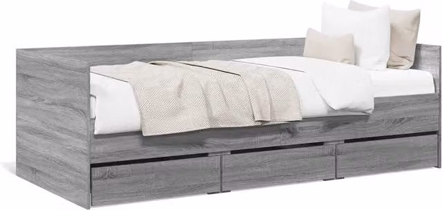 Divano letto | Sof¨¤ letto | Letto singolo con Cassetti senza Materasso 75x190 cm