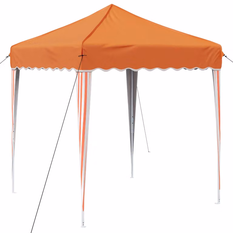 Tenda per feste a pop-up 195 x 195 x 245 cm Arancione