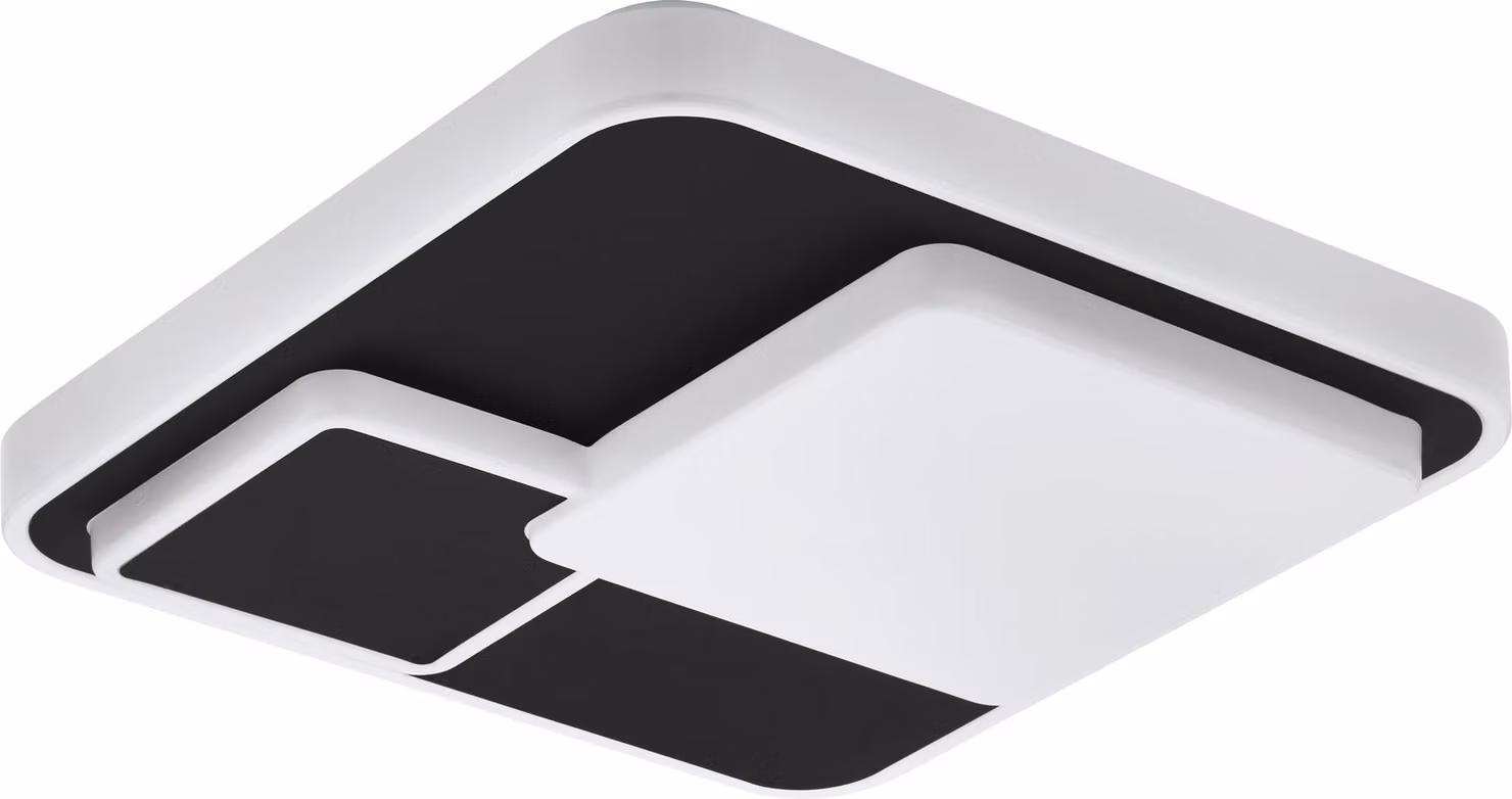 Eglo 75667 LEPRESO LED parete/soffitto 19,5W 385x385mm Bianco nero Bianco caldo