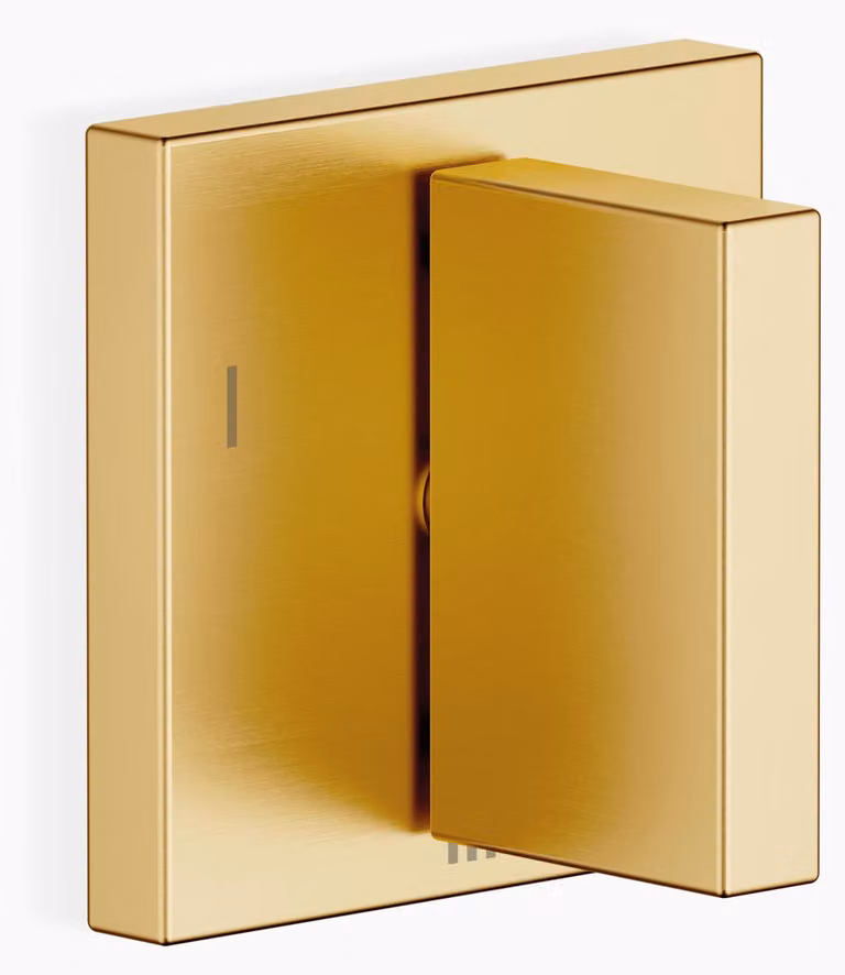 Dornbracht MEM inverseur encastré trois voies, rosace carrée 60x60mm, 36210782-28, 36210782-28