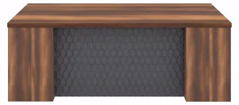 Scrivania da ufficio: design moderno, colore marrone e grigio, design elegante