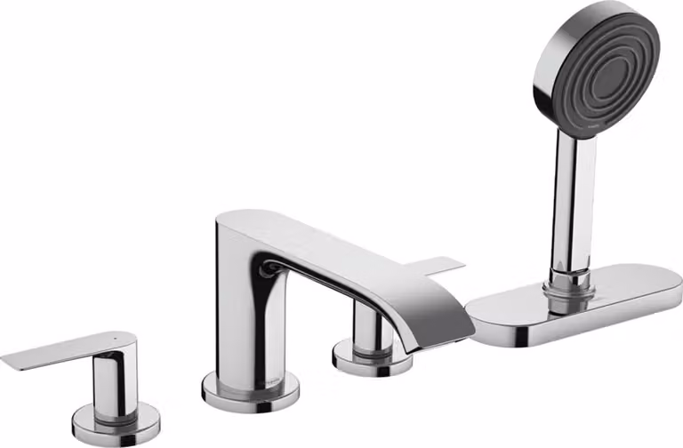 hansgrohe Vivenis Robinetteries de bord de baignoire 4 trous avec sBox, 75444000, 75444000