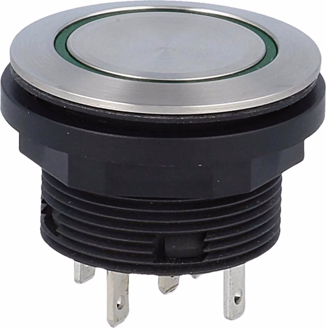 Georg Schlegel Pulsante con illuminazione ad anello tattile, illuminabile 1W, rotondo, connettore piatto SHORTRON 2,8 mm x 0,8 mm - 1