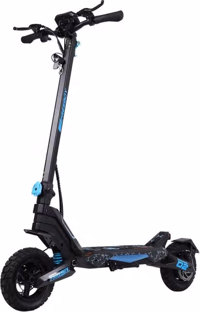 Freeboy G2 Monopattino elettrico batteria 48V 13Ah autonomia 40 km pneumatici 10 pollici fuoristrada freni a disco pieghevole