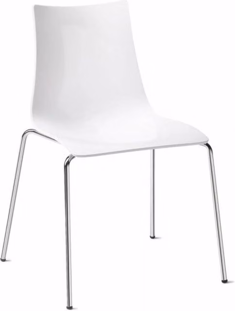 Sedia Zebra antishock set da 4 policarbonato Made in Italy SCAB DESIGN - Bianco 310