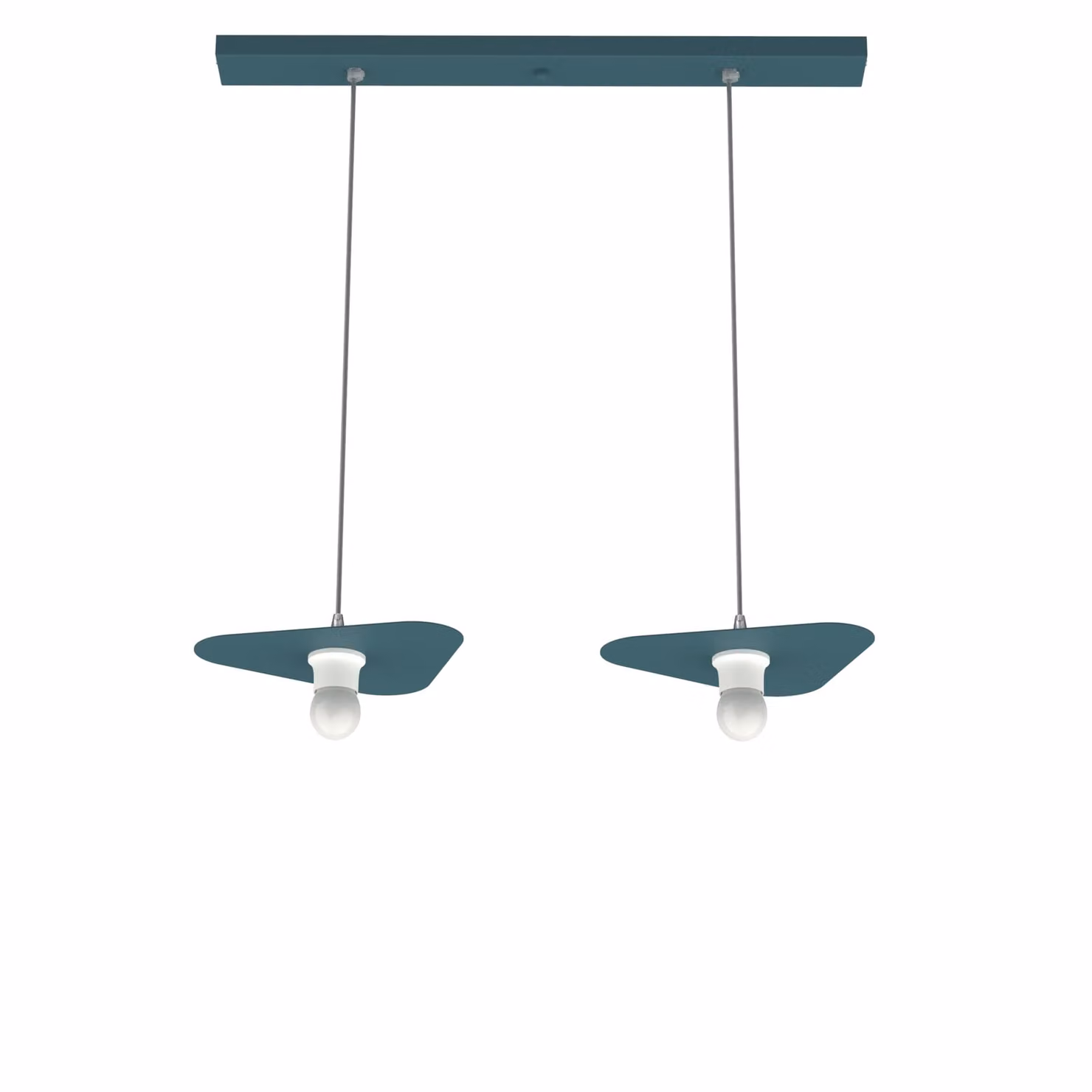 Lampada A Sospensione Cloud Lineare A 2 Luci, Monocolore Opaca