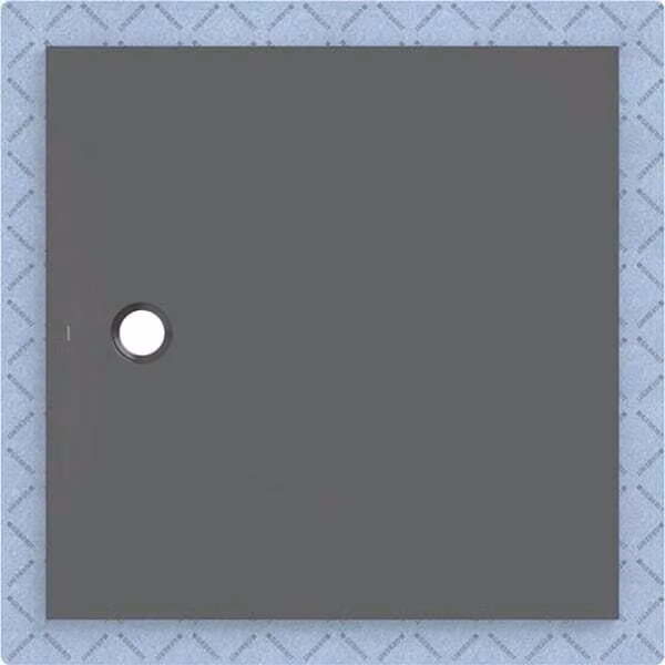 Geberit CleanFloor30 surface de douche, intégrée, avec voile d'étanchéité, 120x120cm, 551.026.DM.1, 551.026.DM.1