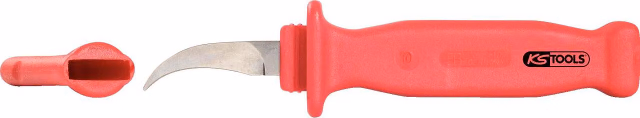 KS TOOLS Coltello per sezioni di carta con isolamento protettivo 205 mm - 117.1392