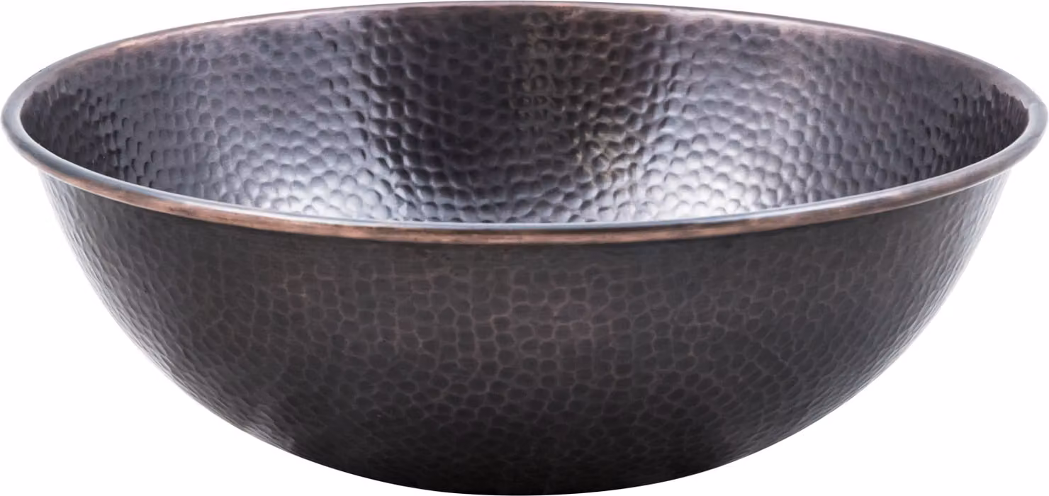 Lavabo in rame 40 x 40 x 13