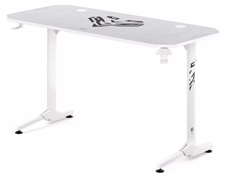 Scrivania da gaming bianca X-Mate 140 x 60 x 75 cm di Diablo Chairs
