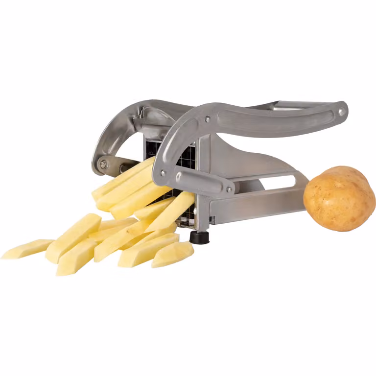 Gusto Casa Tranciapatate in Acciaio Inox Argento con 2 Trafile e Base Antiscivolo