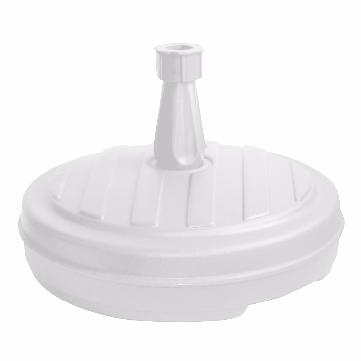 Portaombrelli rotondo 13 L in plastica - Ø 43 x 28 cm circa - Colore: bianco