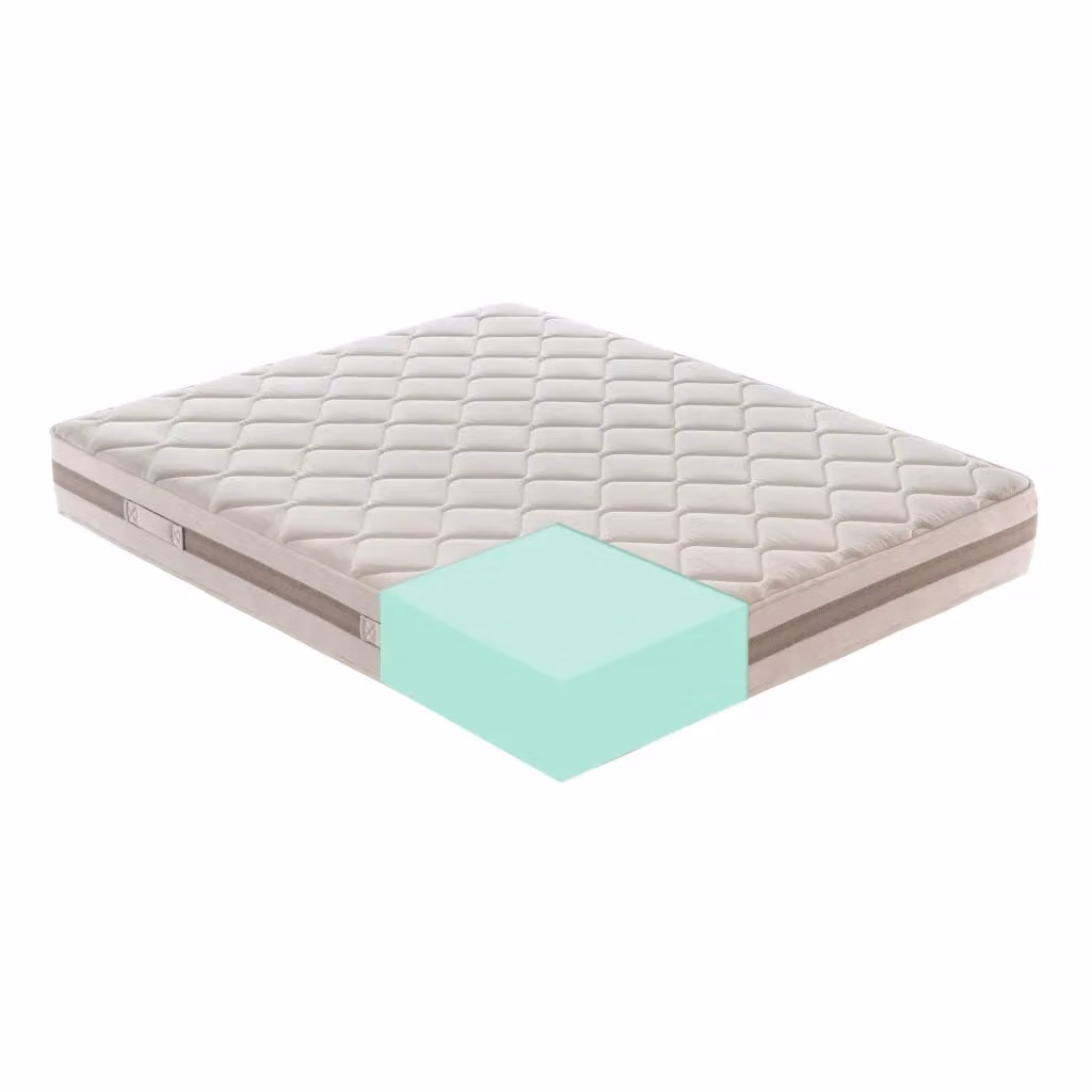 Materasso Ibrido KingDream Beige con Tecnologia Antibatterica e Regolazione della Temperatura L/P/H: 120 x 190 x 28 cm – 2
