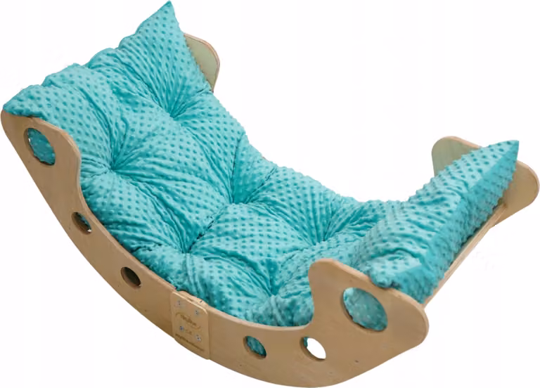 Skyline arco di legno per arrampicata triangolo di arrampicata per bambini arco di legno per bambini Montessori laccato pieghevole, mod.B, 100x50x43cm, menta