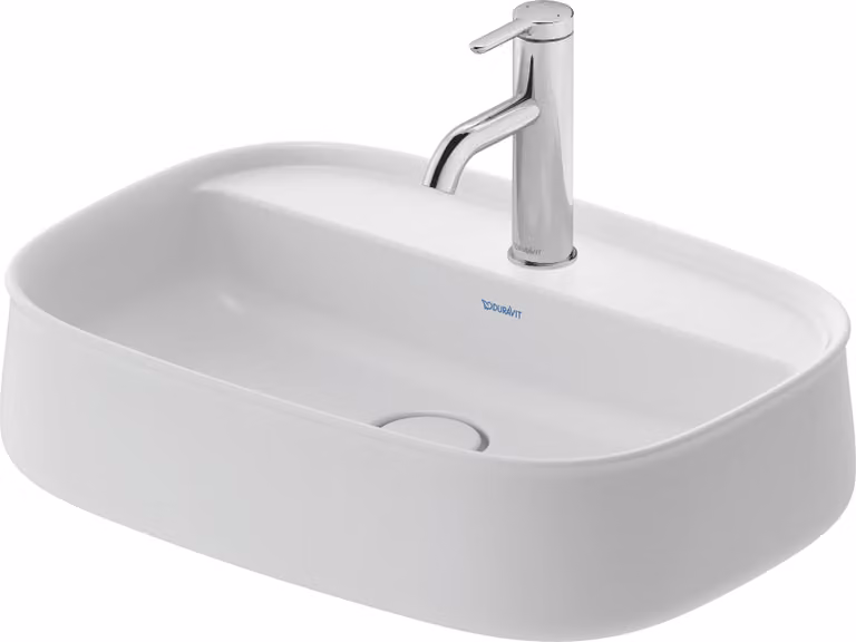 Duravit Zencha lavabo à poser 550 mm, un trou pour robinet, 2374553271, 2374553271