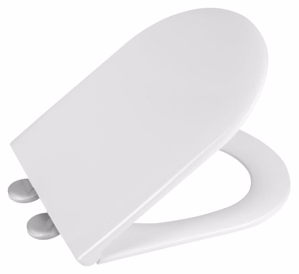 Sedile WC HYGIE, chiusura morbida, bianco