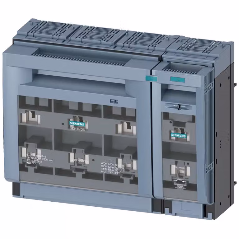 Siemens SENTRON, sezionatore con fusibile 3NP1, a 4 poli, NH3, 630 A 3NP11641BC20