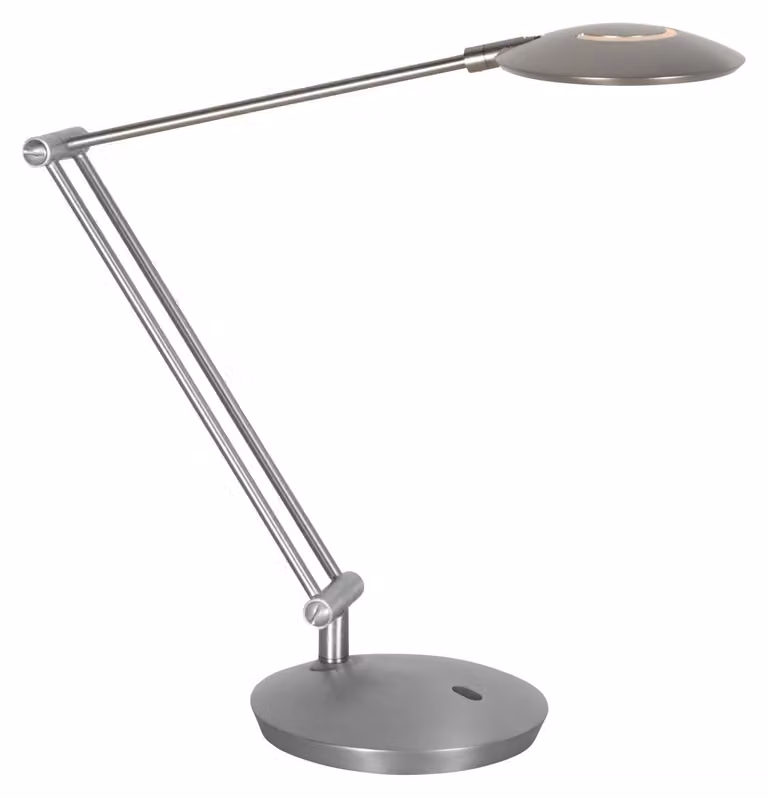 Lampada da tavolo - acciaio - Zenith2 - plastica metallo - Ø 12cm - LED - 4393ST - Steinhauer Exclusive