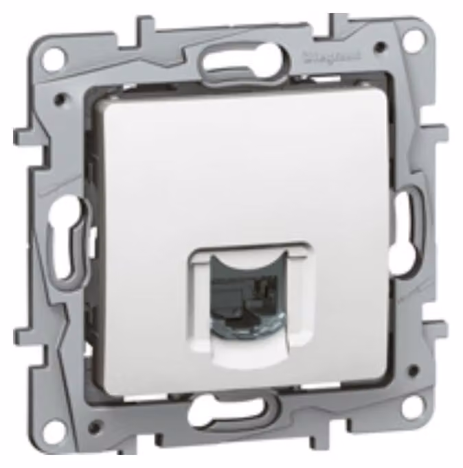 Presa dati 1xRJ45 Cat.6 UTP LEGRAND NILOE 764573 bianco