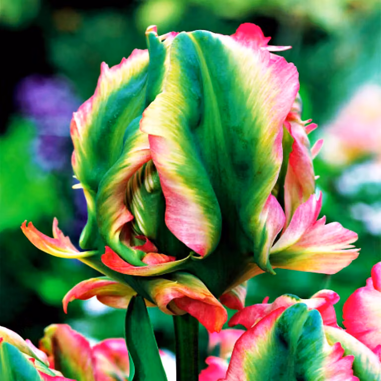Tulipani Bulbi da fiore Bulbi da fiore Tulipani da fiore Tulipano Esotico Pappagallo 5 pz.