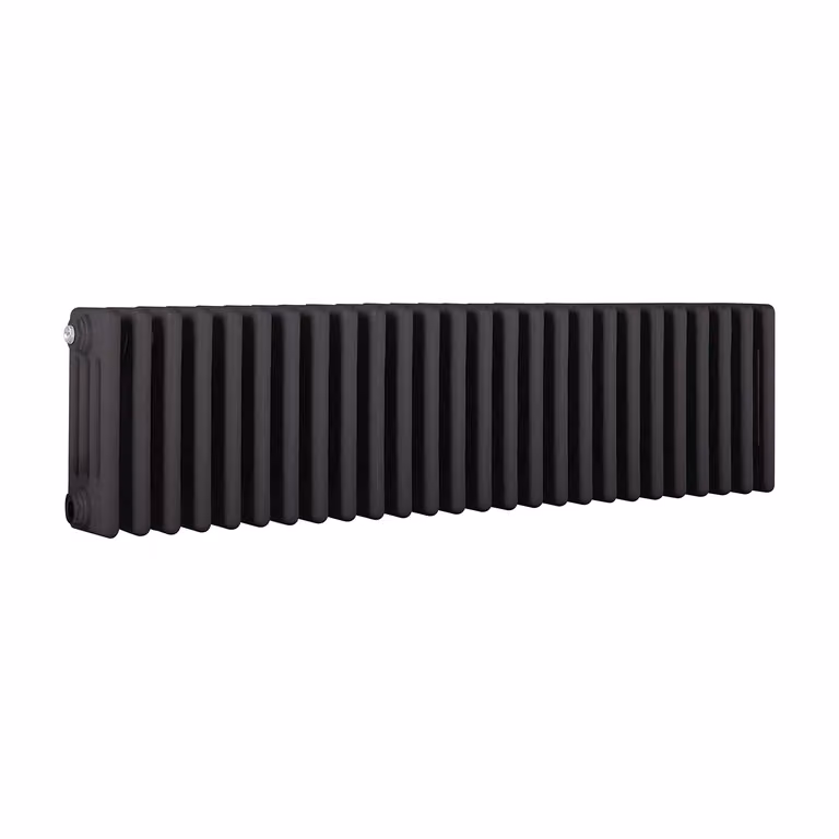 Radiatore Orizzontale a Colonne (4 Colonne) 300mm x 1190mm - Grigio (Carbon Grigio) - Regent