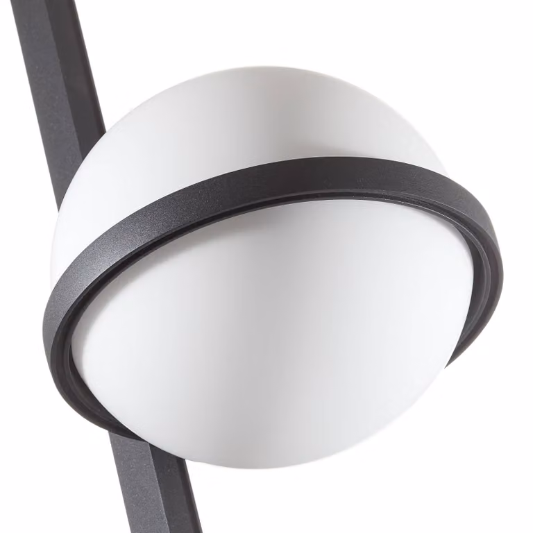 Vibia Applique da parete a LED Palma, dimmerabile, Nero, Soggiorno / Sala da pranzo, Alluminio, Moderno, Applique a LED