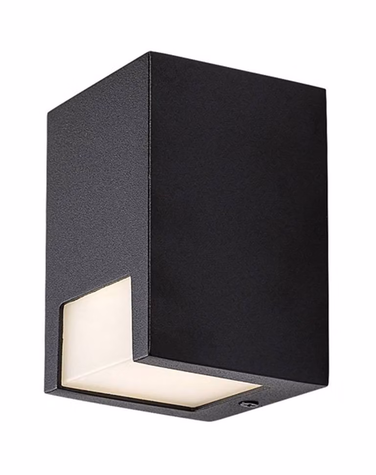 Rabalux Apparecchio per facciata nero Cernon per lampadina GU10 77054