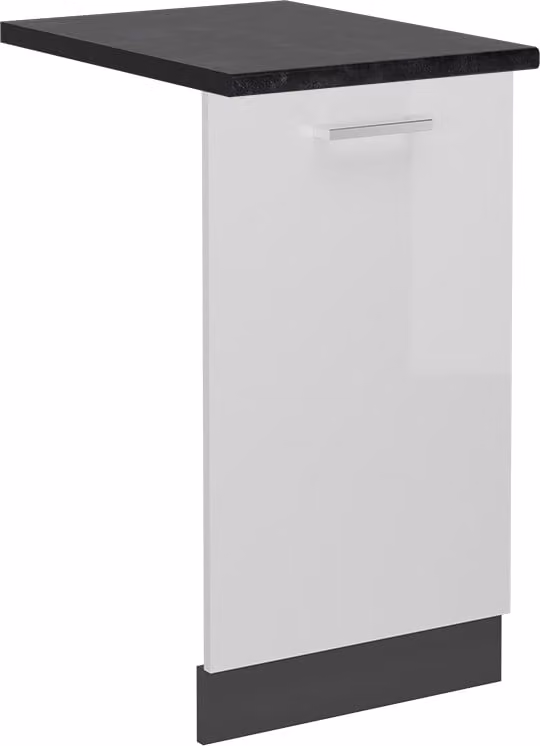 Pannello frontale Vicco R-Line Bianco lucido 45 cm , PL Antracite, Model 54919