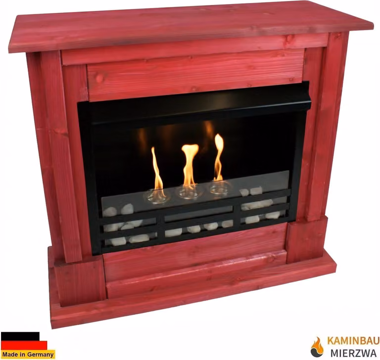Caminetto a gel Caminetto a etanolo modello Rafael Premium Royal Red