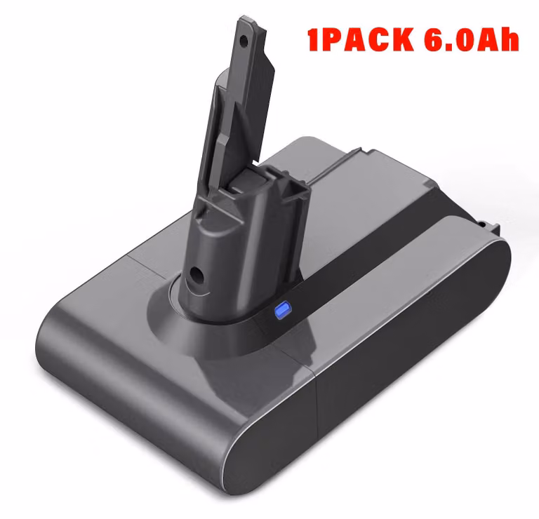 Batteria di ricambio - Aspirapolvere portatile V7 SV11 - Capacità 6,0 Ah (6000 mAh) - Li-Ion - Lunga autonomia - Bianco