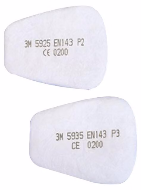10x Filtro antiparticolato 3M™, P2 R 5925 | 1 pezzo