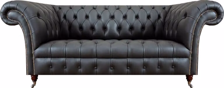Wohnzimmer Sofa Dreisitzer Luxuriöse Moderne Sofas Grau Couch Chesterfield