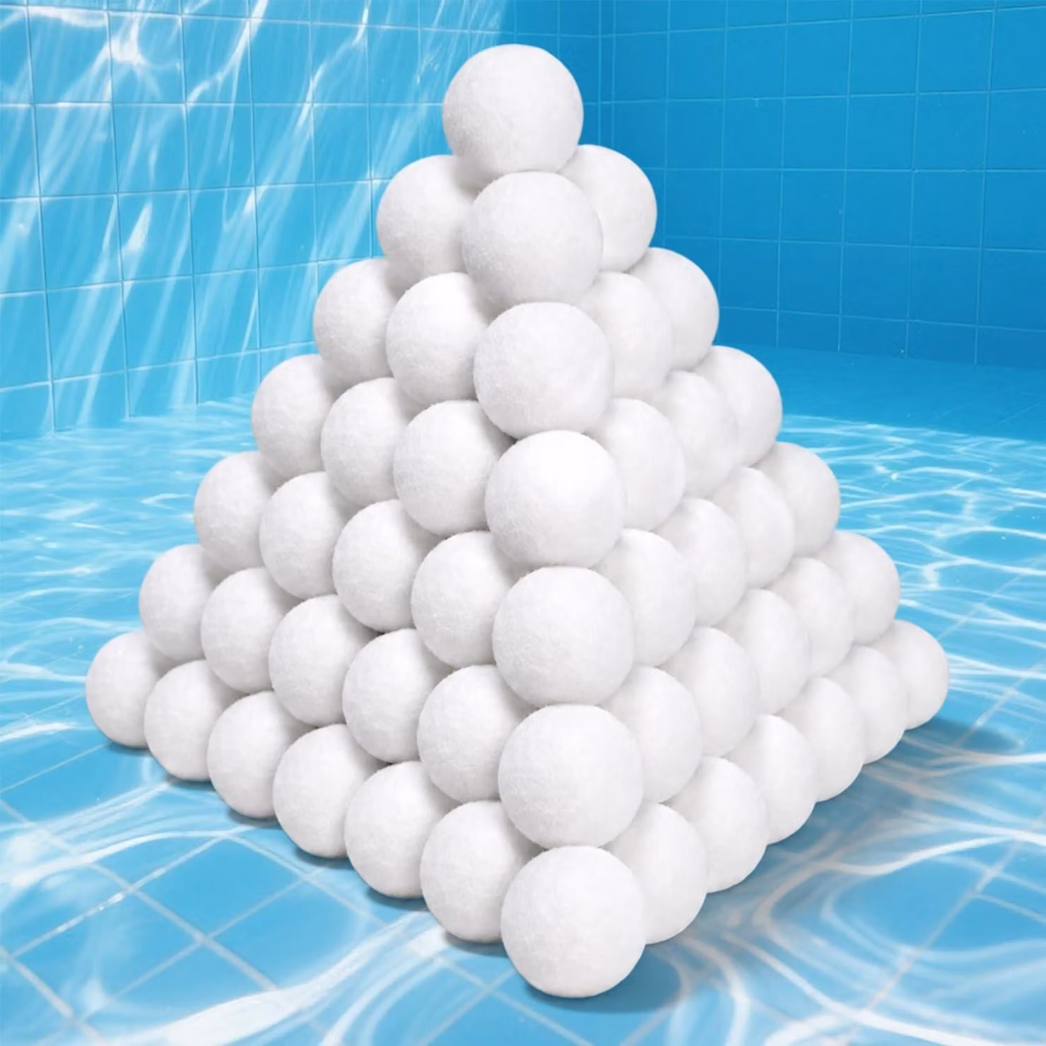 Solidchoice - Sfere filtranti riutilizzabili per piscine, 1000 g