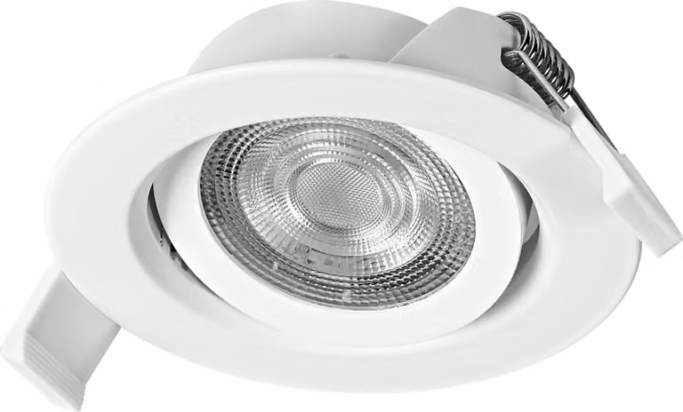OSRAM 4099854445842 Faretto da incasso con funzione di dimmerazione continua tramite interruttore a parete 4,90 W 400 lm