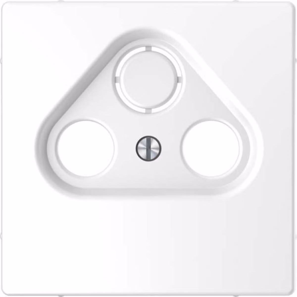 Merten MEG4123-6035 Copripiastra centrale per TV/SAT D-Life lotus bianco
