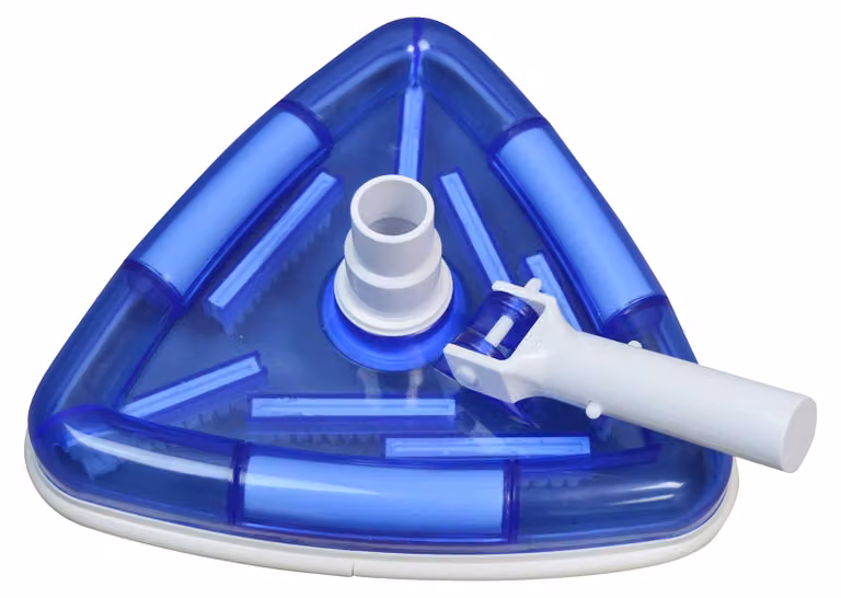 Aspirapolvere per piscine, a forma triangolare, robusto, per piscine da giardino