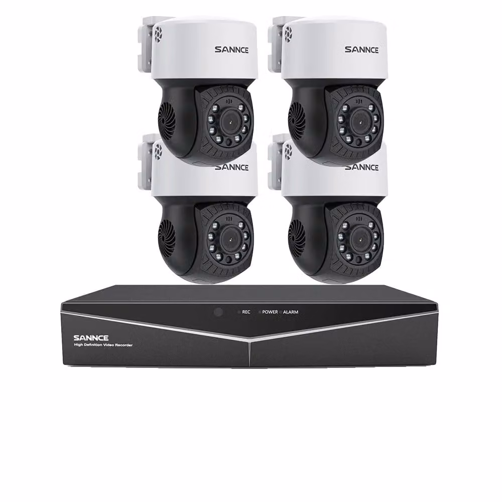 Sistema di videosorveglianza, risoluzione HD 2MP, telecamera bullet ad alta risoluzione, LILA, 2T