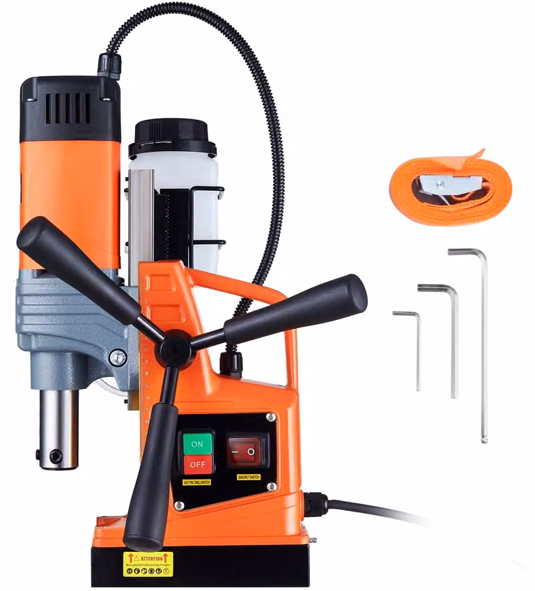 Trapano magnetico - Trapano a nuclei - Trapano magnetico - 1300W - Trapano magnetico industriale