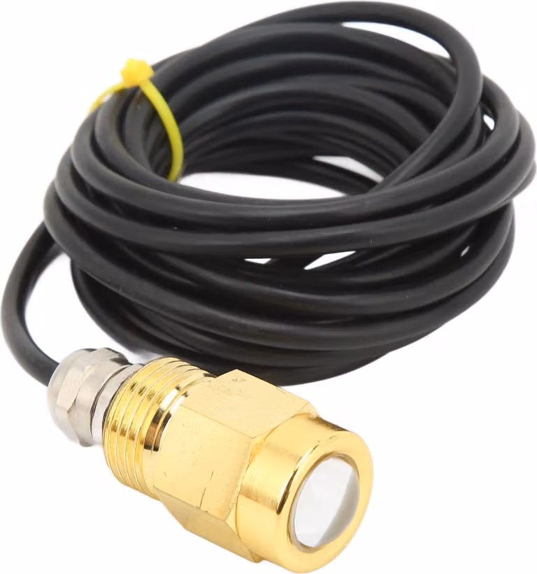 Barca spina di scarico luce 12V 24V IP68 impermeabile LED lampada di drenaggio subacqueo per Yacht Marine (RGB 3.5W)