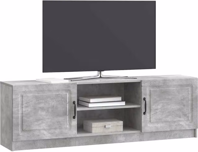 Mobile TV | Armadietto TV | Mobile Porta TV Grigio Cemento 150 x 31 x 47 cm Legno ingegnerizzato