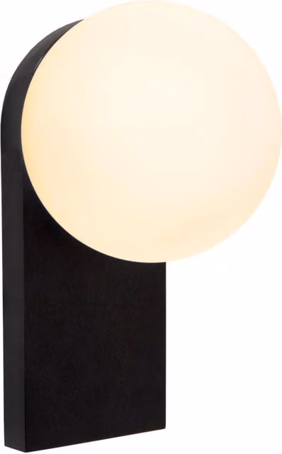 Applique da bagno LED TASSA Lucide in vetro nero IP44 – 1