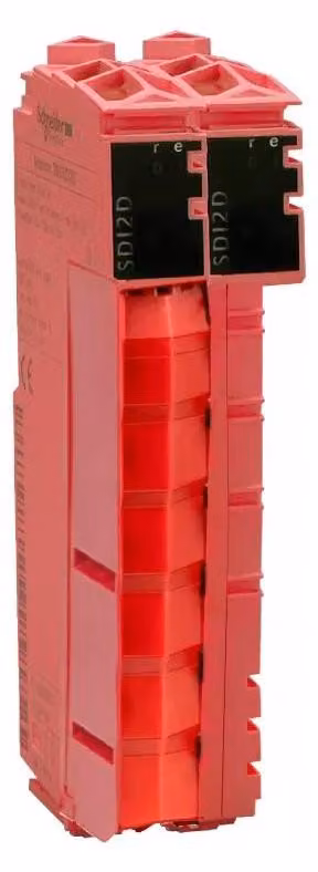 Modulo di uscita di sicurezza digitale Schneider Electric, Modicon TM5, 6 uscite, PLe / Cat. 4 / SIL3, 24 V CC, 0,2 A, transistor di sorgente TM5SDO6TBFS