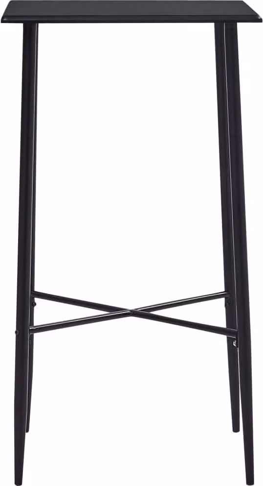 Tavolo da Bar Nero 60x60x111 cm in MDF