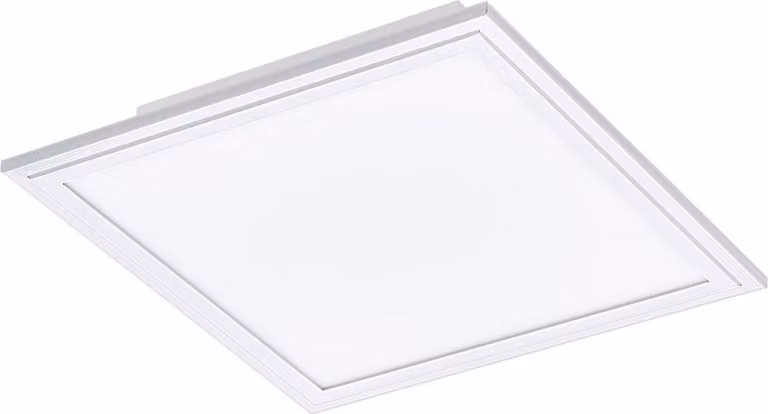Plafoniera Moderna Salobrena 1 Alluminio Bianco Luce Led Integrato 14W