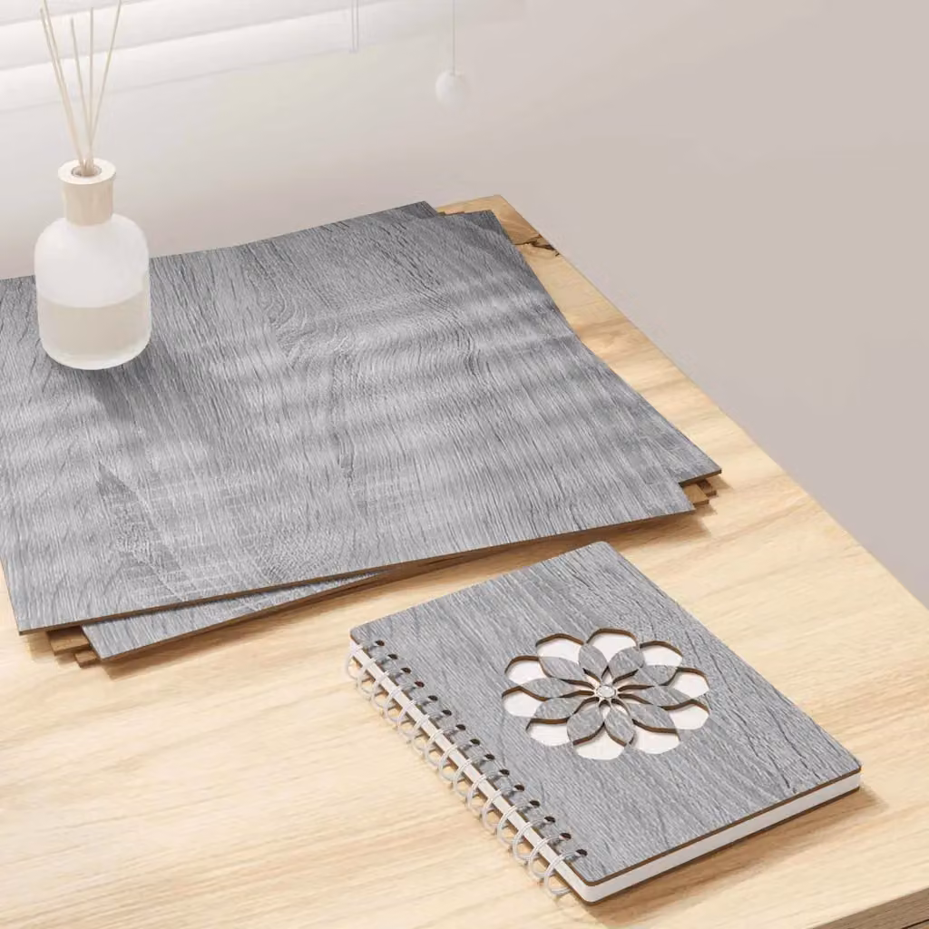 Set di 12 pannelli decorativi vidaXL effetto legno Grigio Sonoma, L/P/H: 30 x 30 x 0,27 cm